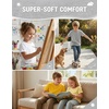 image:imageLOOKFACE Kids Solid Short Sleeve TShirt 100 Cotton Crewneck Soft Tee for Toddler Boys Girls Size 2T14YGrey