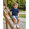 image:imageLOOKFACE Kids Solid Short Sleeve TShirt 100 Cotton Crewneck Soft Tee for Toddler Boys Girls Size 2T14YNavy Blue