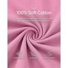 image:imageLOOKFACE Kids Solid Short Sleeve TShirt 100 Cotton Crewneck Soft Tee for Toddler Boys Girls Size 2T14YPink