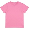 image:imageLOOKFACE Kids Solid Short Sleeve TShirt 100 Cotton Crewneck Soft Tee for Toddler Boys Girls Size 2T14YPink