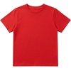image:imageLOOKFACE Kids Solid Short Sleeve TShirt 100 Cotton Crewneck Soft Tee for Toddler Boys Girls Size 2T14YRed