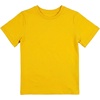 image:imageLOOKFACE Kids Solid Short Sleeve TShirt 100 Cotton Crewneck Soft Tee for Toddler Boys Girls Size 2T14YYellow
