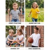 image:imageLOOKFACE Kids Solid Short Sleeve TShirt 100 Cotton Crewneck Soft Tee for Toddler Boys Girls Size 2T14YYellow