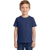 image:imageLOOKFACE Kids Solid Short Sleeve TShirt 100 Cotton Crewneck Soft Tee for Toddler Boys Girls Size 2T14YNavy Blue